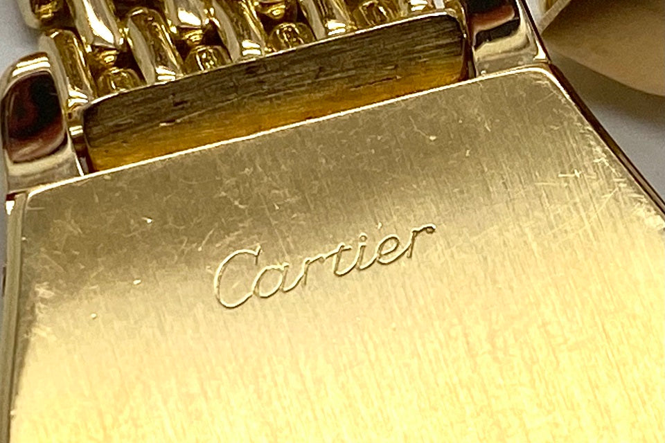 Cartier【カルティエ】K18/WGダイヤモンド腕時計（手巻） (NO.304677)