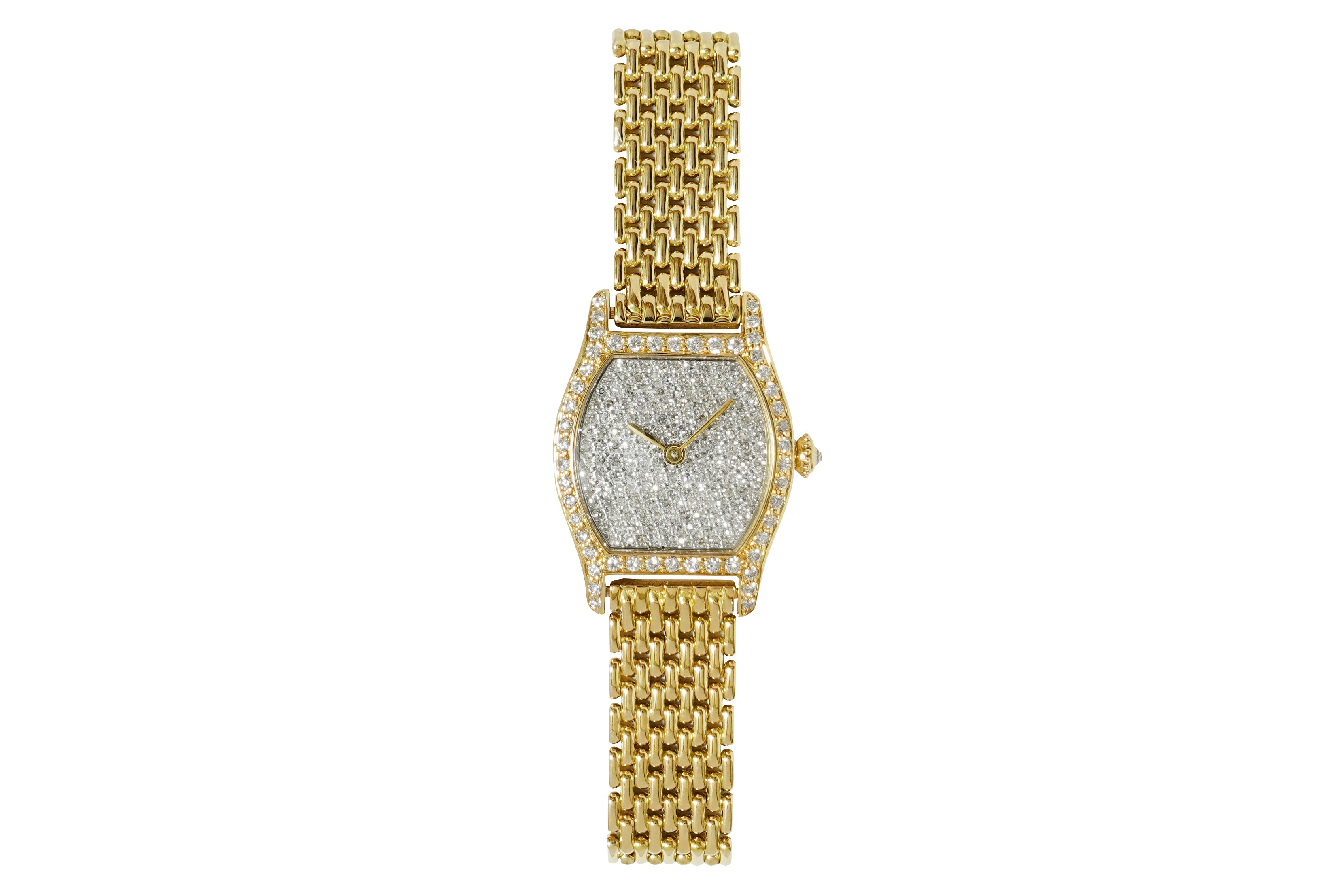 Cartier【カルティエ】K18/WGダイヤモンド腕時計（手巻） (NO.304677) – JEX宝石ギャラリーオンラインショップ