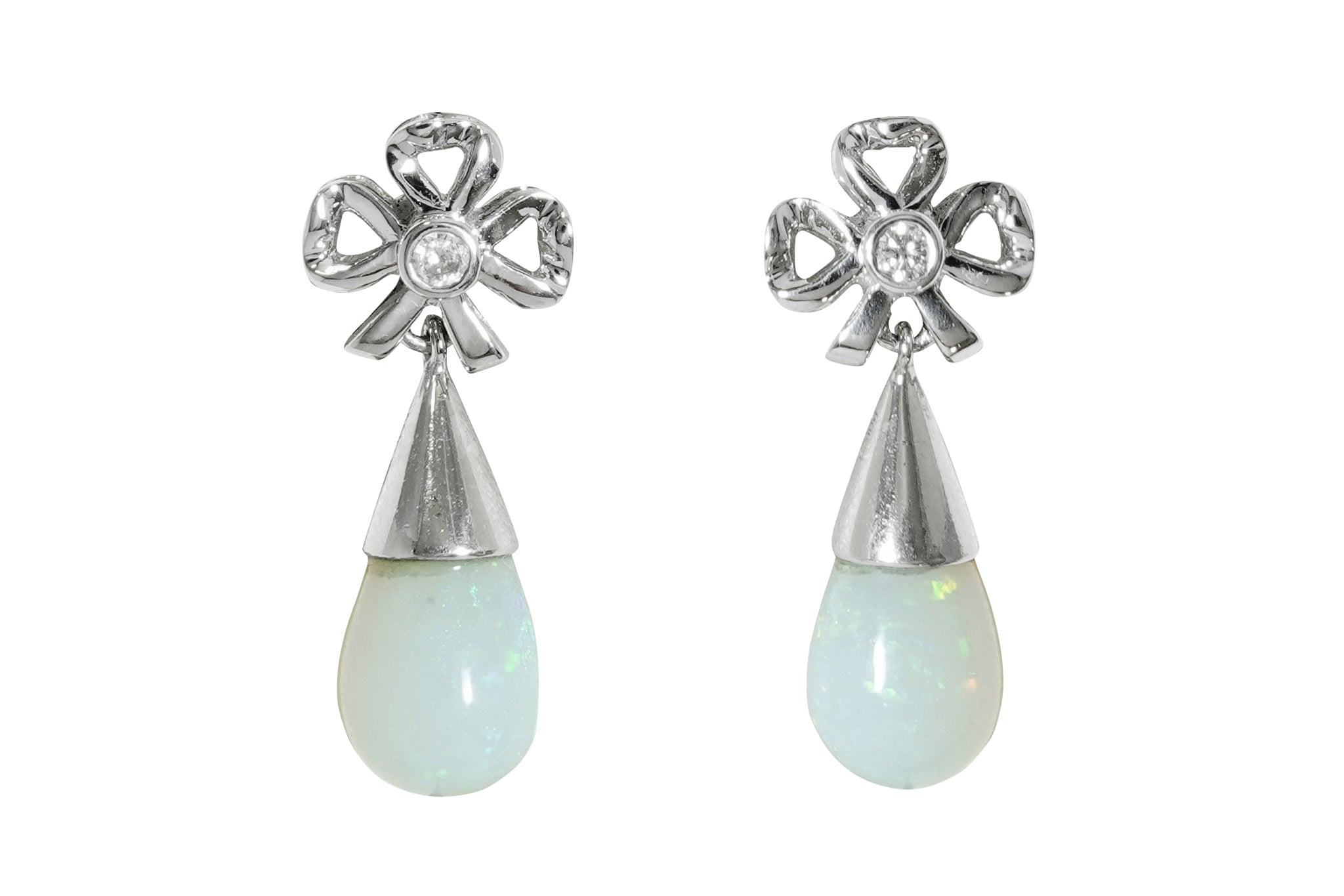 pt900 オパールピアス Opal Pt900/K18WG（キャッチ）オパールピアス (NO.304949) – JEX