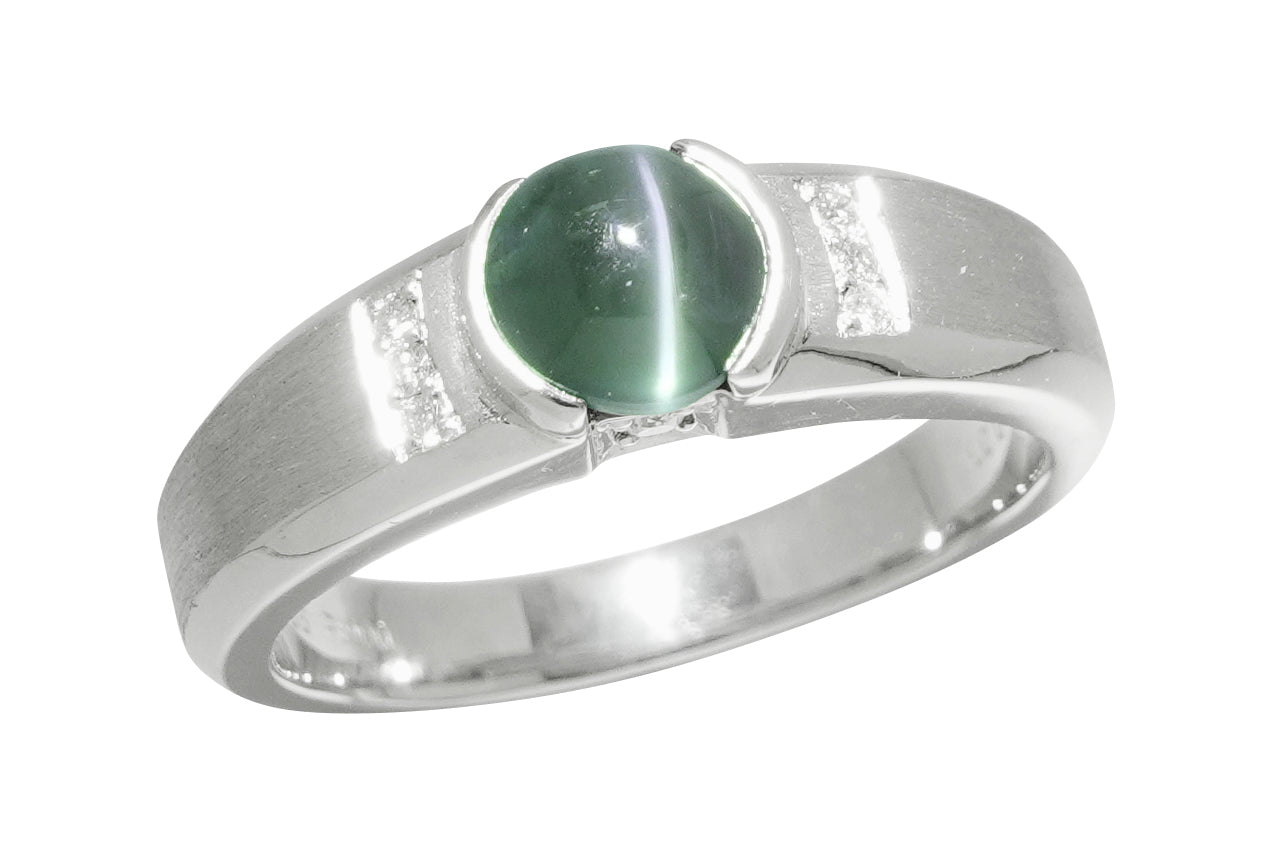 Alexandrite Cat's Eye Pt900アレキサンドライトキャッツアイ