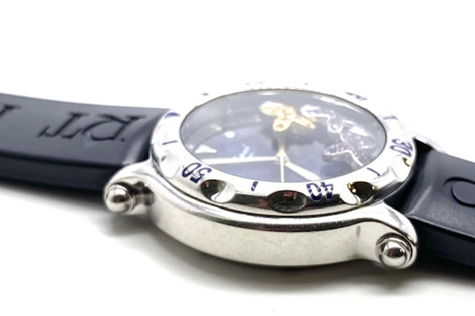 CHOPARD 【ショパール】SSブルー/イエローサファイヤ ルビー腕時計(クオーツ) (NO.305137)