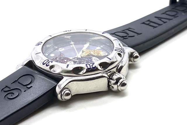 CHOPARD 【ショパール】SSブルー/イエローサファイヤ ルビー腕時計(クオーツ) (NO.305137)