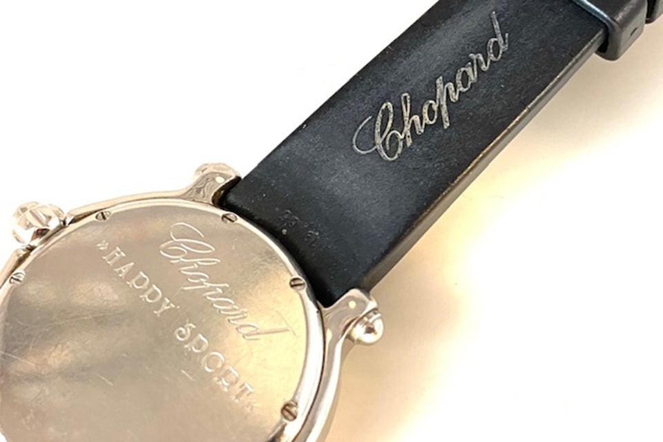 CHOPARD 【ショパール】SSブルー/イエローサファイヤ ルビー腕時計(クオーツ) (NO.305137)