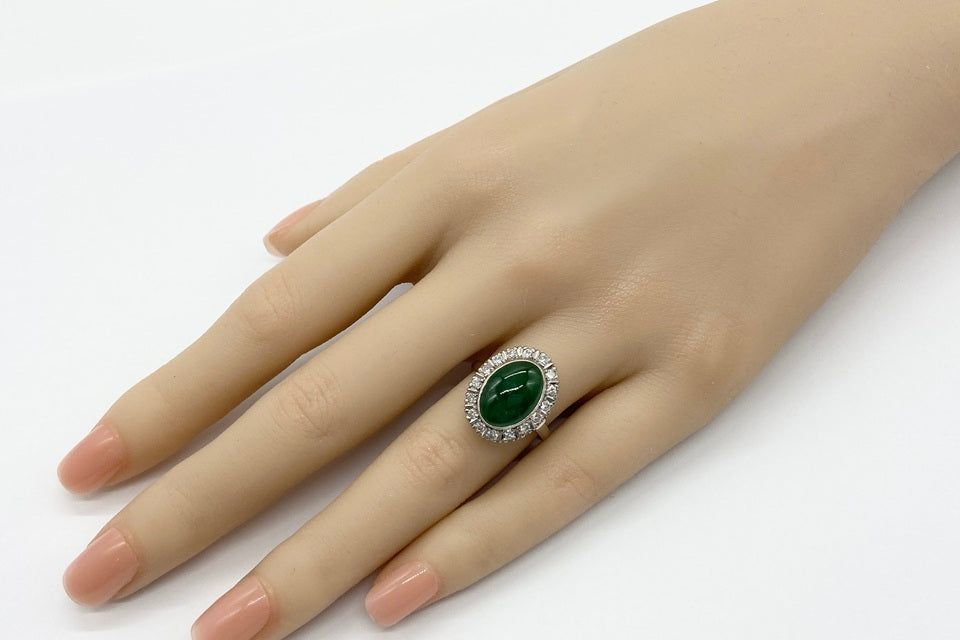 Jadeite Pm翡翠リング(NO.305202)