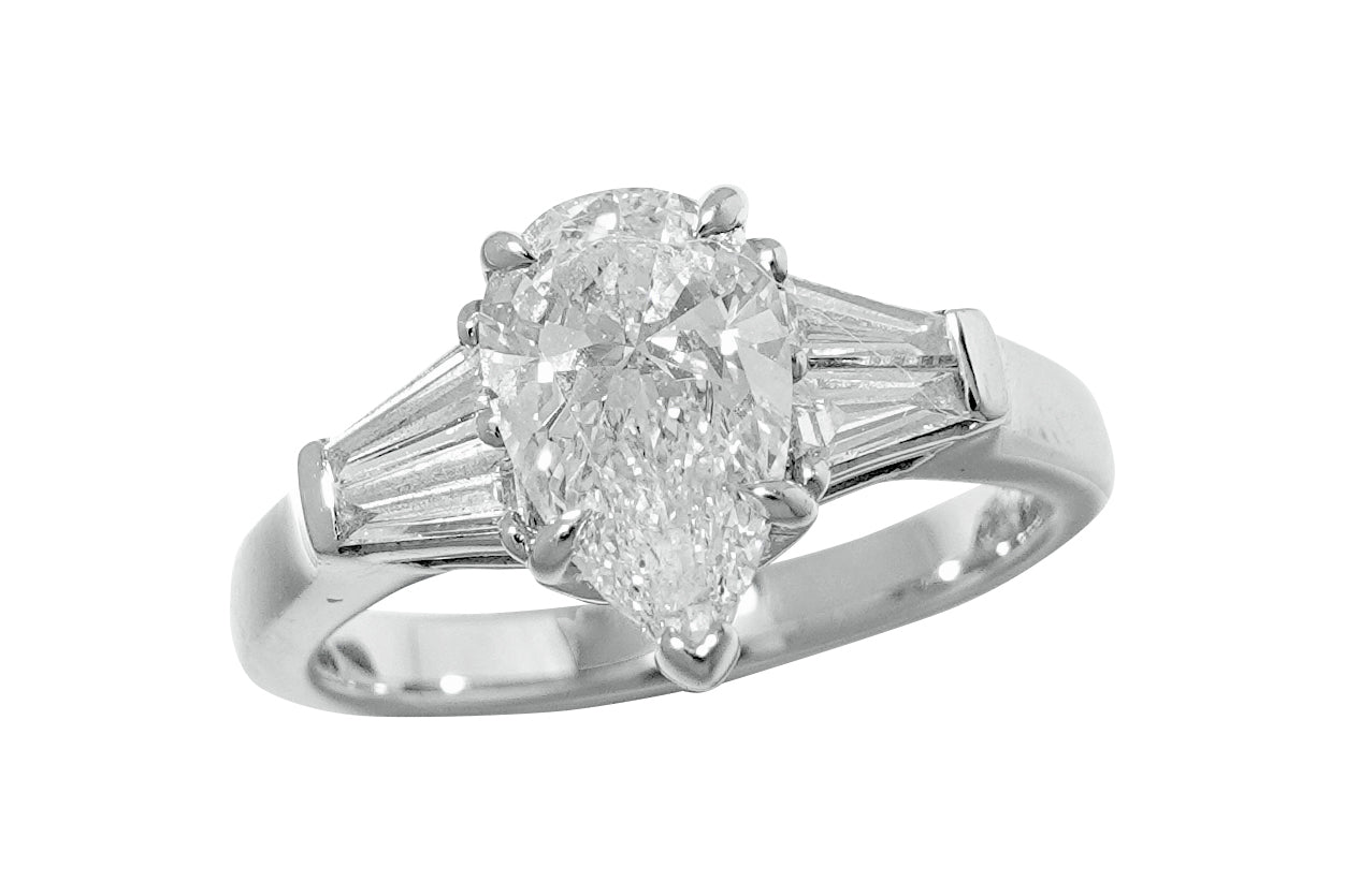 Diamond Pt950ダイヤモンドリング　D-IF-TypeⅡa　GIA(NO.305225)