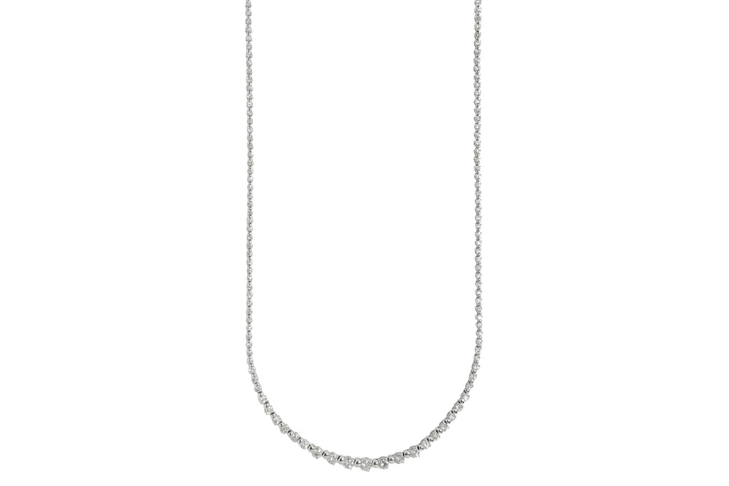 Diamond Pt850ダイヤモンドネックレス(NO.305261)