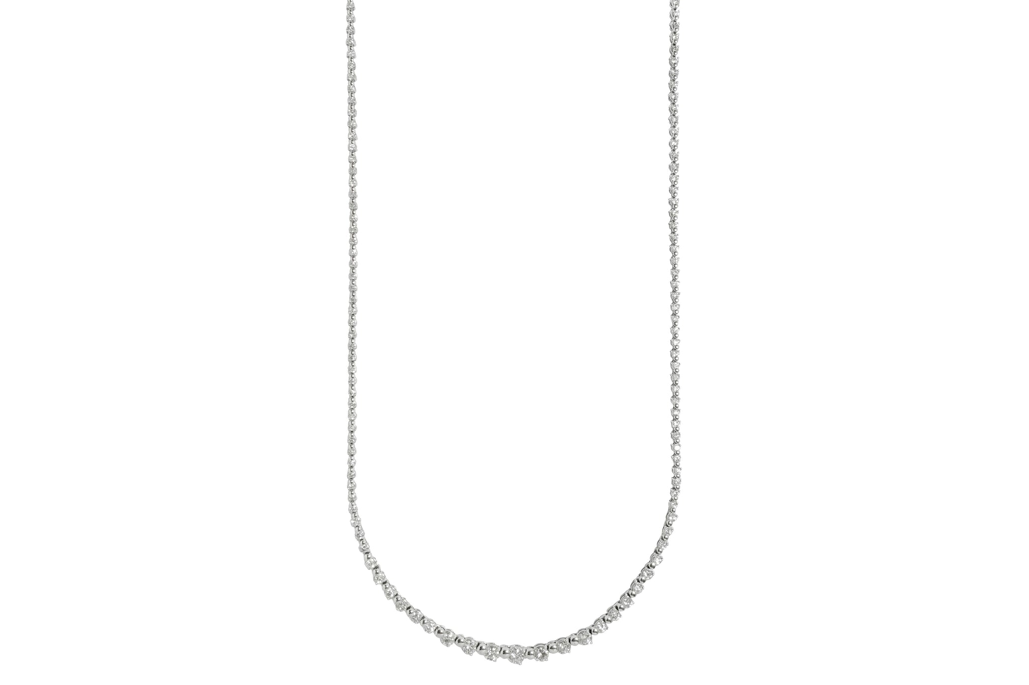 Diamond Pt850ダイヤモンドネックレス(NO.305261)