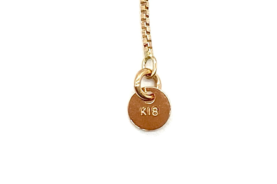 Pink Diamond K18PGピンクダイヤモンドペンダント　　FANCY DEEP　BROWNISH PINK (NO.305333)