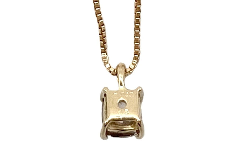 Pink Diamond K18PGピンクダイヤモンドペンダント　　FANCY DEEP　BROWNISH PINK (NO.305333)