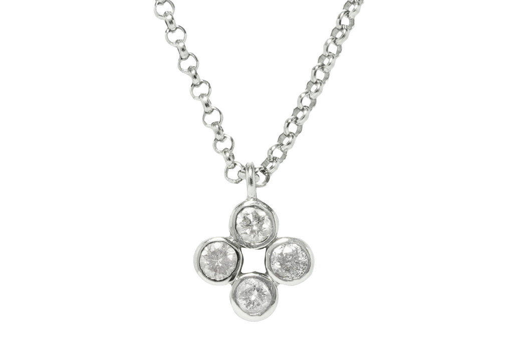 Pink Diamond Pt1000/850(NC)ピンクダイヤモンドペンダント (NO.305365)