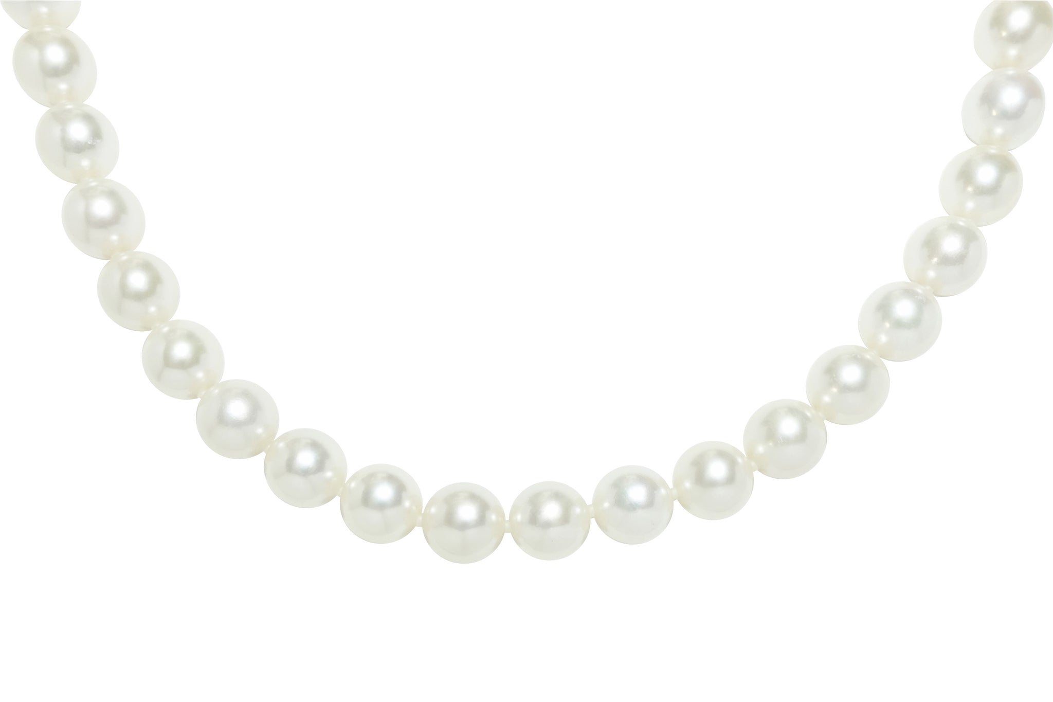 Akoya Pearl K14WGアコヤパールネックレス(NO.305378)