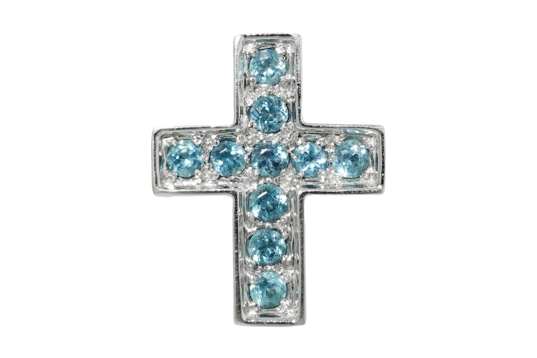 Blue Topaz K18WGブルートパーズペントップ (NO.305607) – JEX宝石