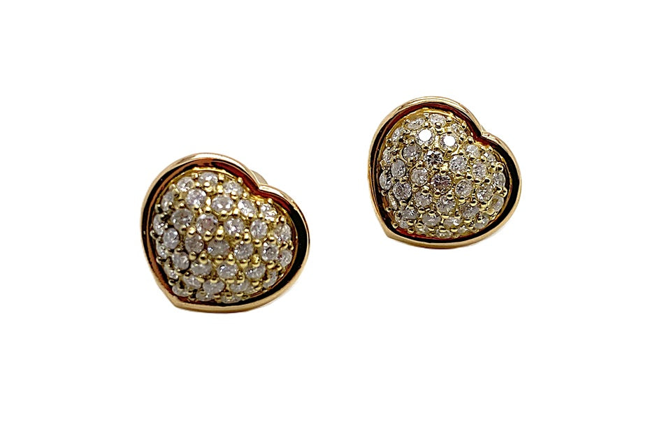 Ｋ１８ ピアス（ダイヤ入り） Diamond K18ダイヤモンドピアス (NO.305758) – JEX宝石ギャラリー