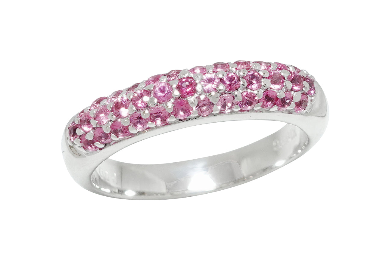 Pink Sapphire K18WGピンクサファイヤリング (NO.306026) – JEX宝石