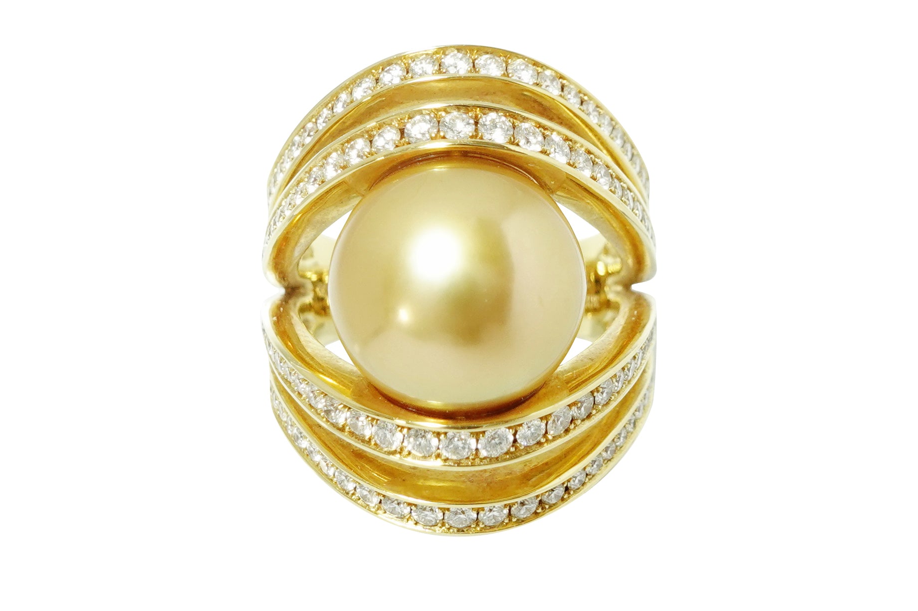 MIKIMOTO【ミキモト】A World of Creativity K18ゴールデンパール