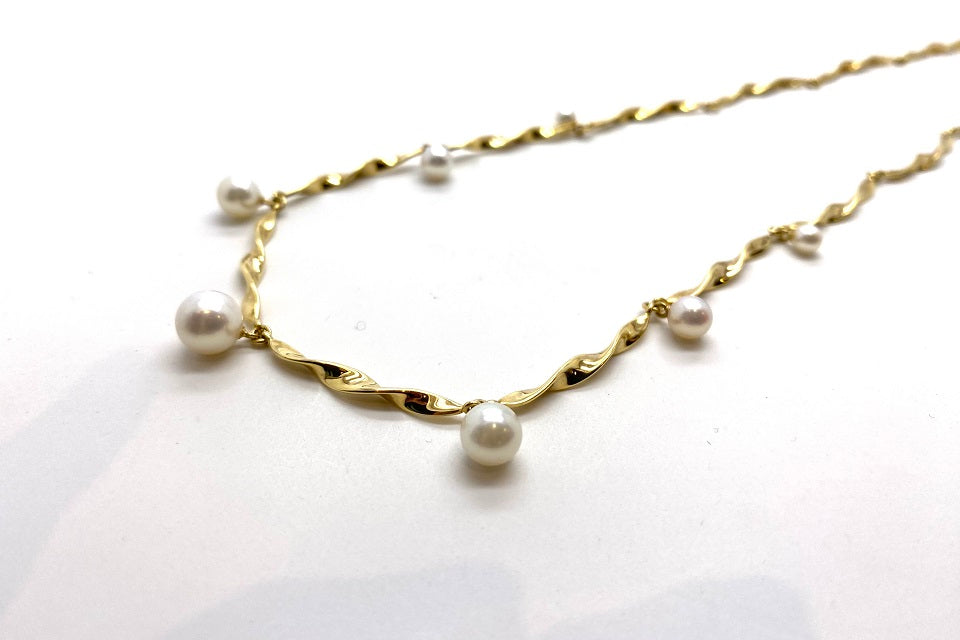 MIKIMOTO【ミキモト】 K18アコヤパールネックレス (NO.48140) – JEX ...