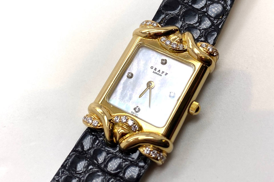 GRAFF【グラフ】 K18ダイヤモンド腕時計(クオーツ) (NO.48159)