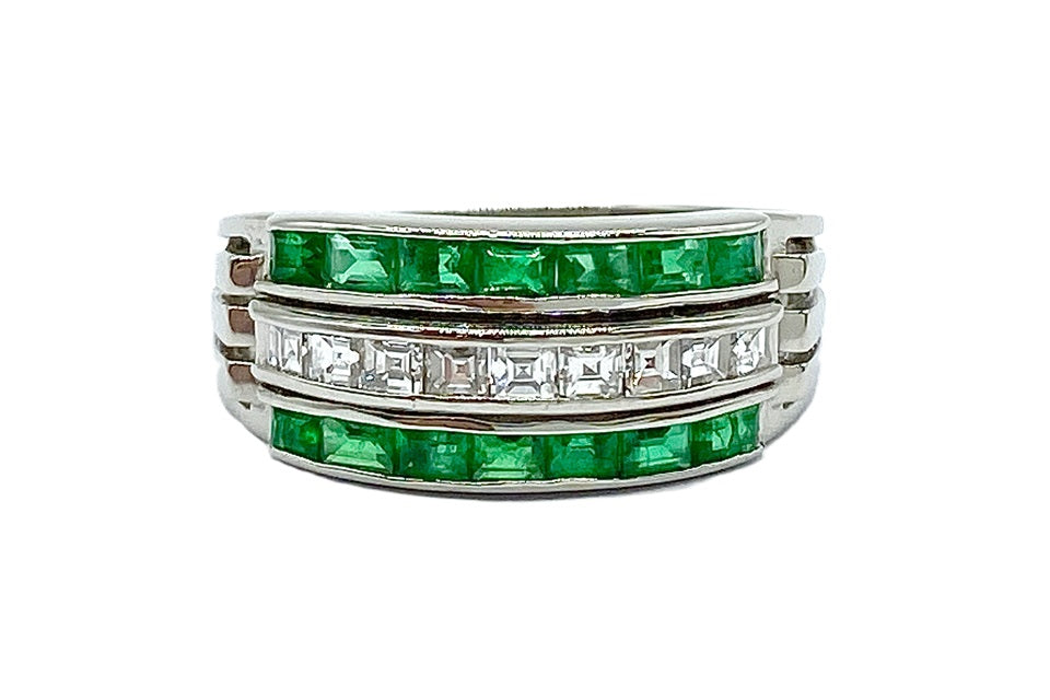 Emerald Pt900エメラルド ダイヤモンドリング (NO.48984) – JEX