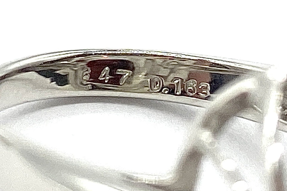 Garnet K18WGガーネット ダイヤモンドリング (NO.49213)