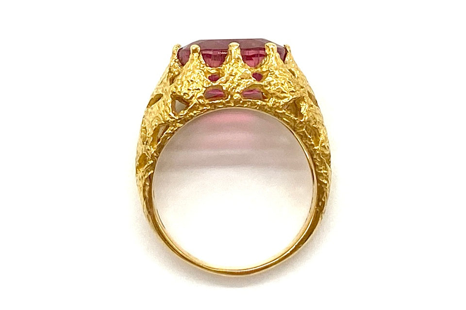 Pink Tourmaline K18ピンクトルマリンリング(NO.49227)