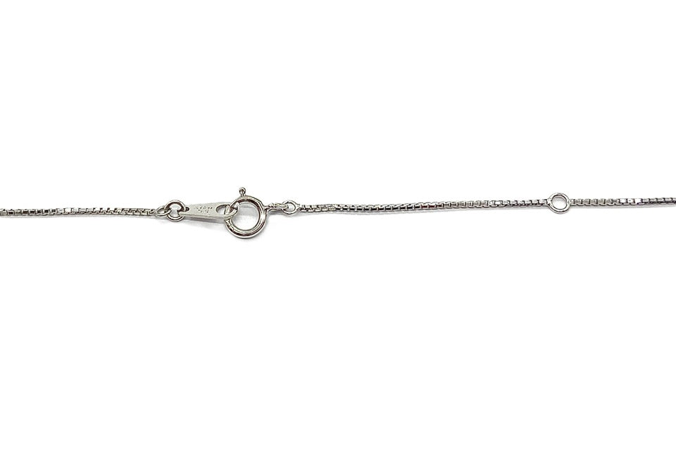 Diamond K18WG/K14WG(NC)ダイヤモンドペンダント (NO.49375)