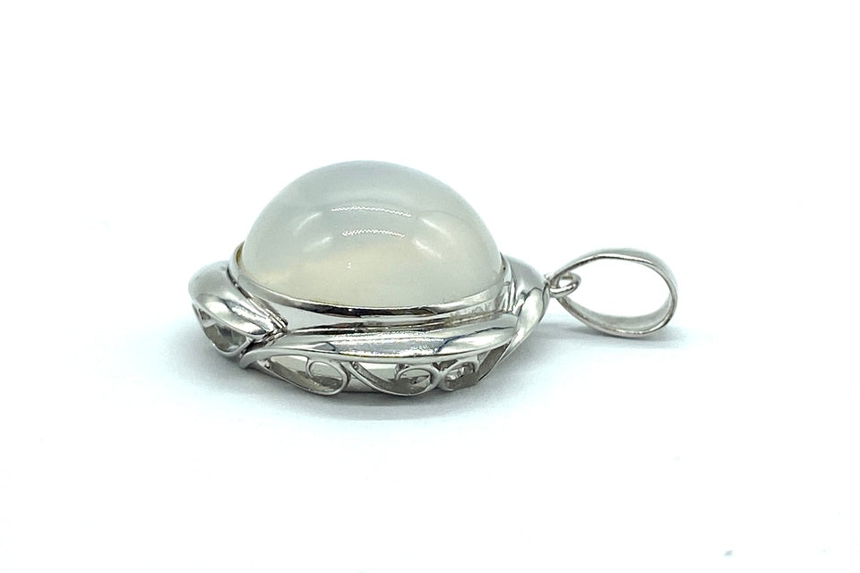 Moonstone K18WGムーンストーンペントップ (NO.49868)