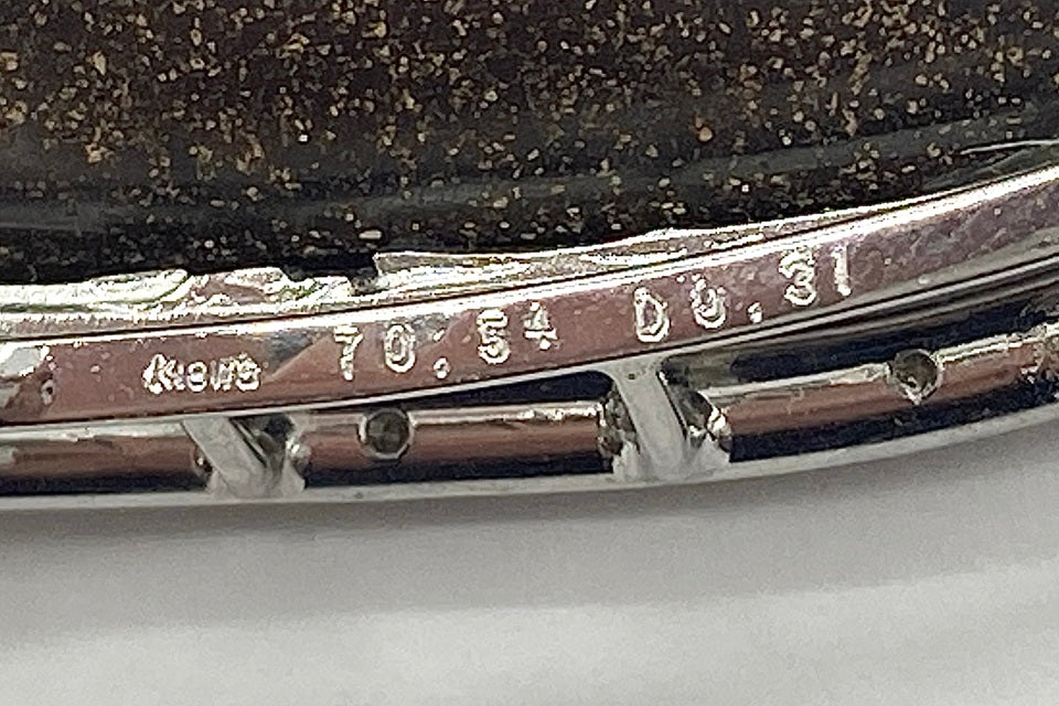 Boulder Opal K18WGボルダーオパール ダイヤモンドペントップ兼ブローチ（ラバーNC付 (NO.49870)