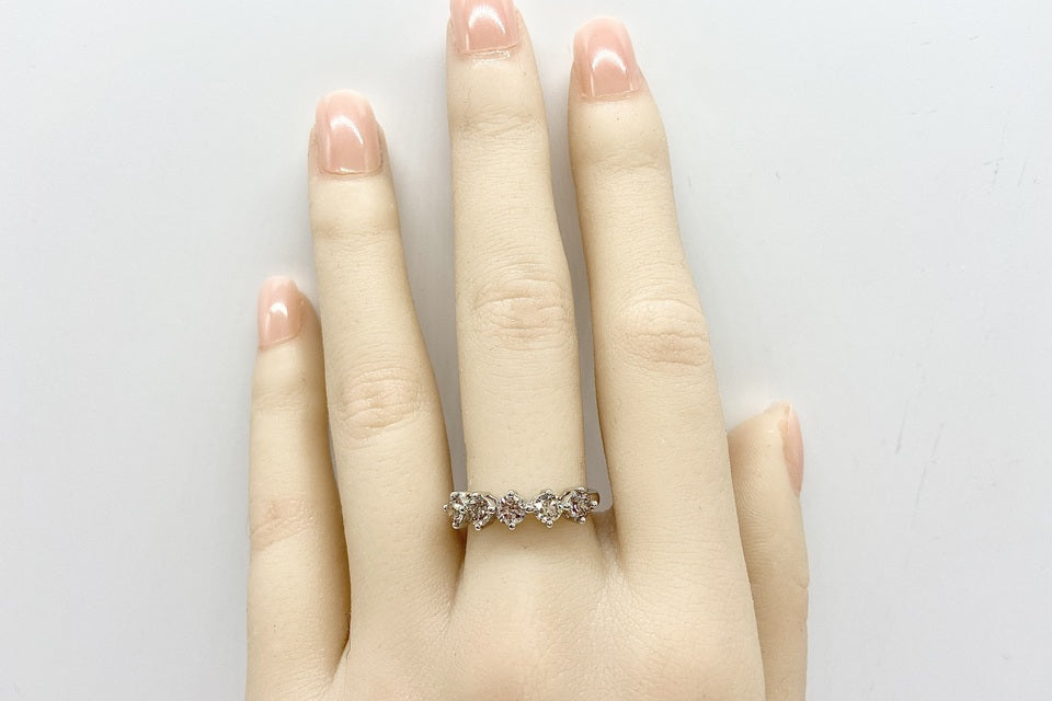 Brown Diamond Pt950ブラウンダイヤモンドリング (NO.128875)
