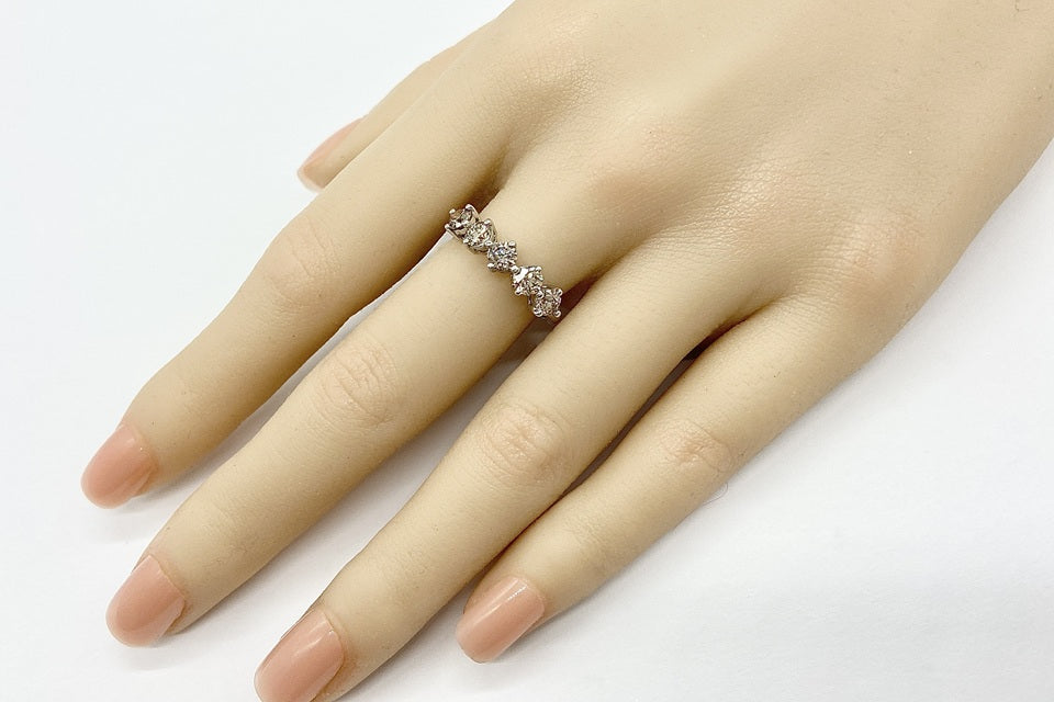Brown Diamond Pt950ブラウンダイヤモンドリング (NO.128875)