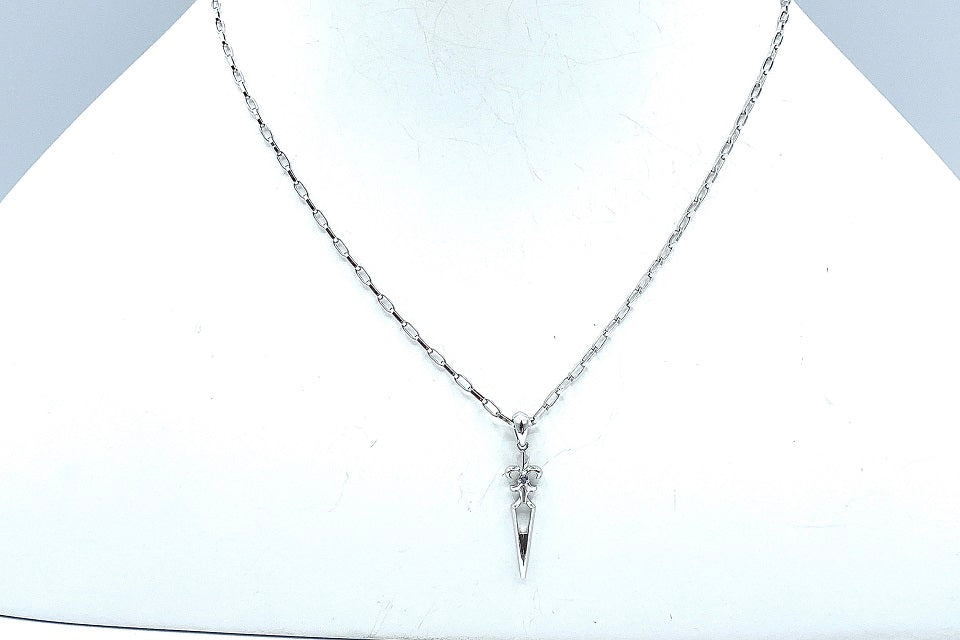 Black Diamond K18WGブラックダイヤモンドペンダント (NO.61620)