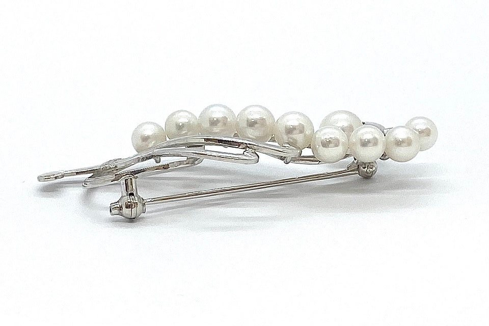 MIKIMOTO 【ミキモト】K14WGアコヤパールブローチ (NO.61708) – JEX ...