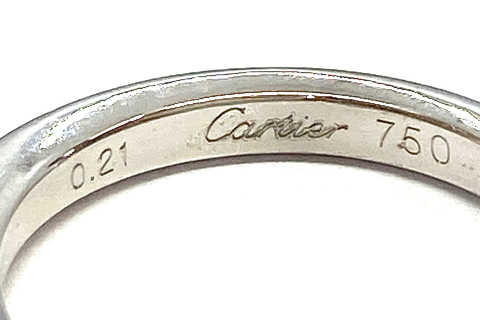 Cartier【カルティエ】 K18WGダイヤモンドリング (NO.61992)