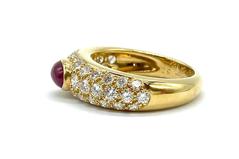 Cartier 【カルティエ】K18ルビー ダイヤモンドリング (NO.62177