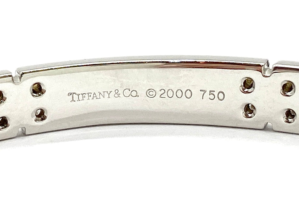 TIFFANY & CO. 【ティファニー】K18WGダイヤバングル (NO.62183)