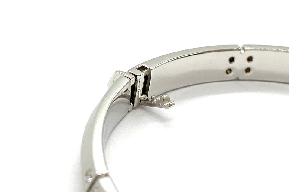 TIFFANY & CO. 【ティファニー】K18WGダイヤバングル (NO.62183)