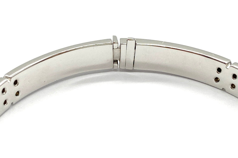 TIFFANY & CO. 【ティファニー】K18WGダイヤバングル (NO.62183)