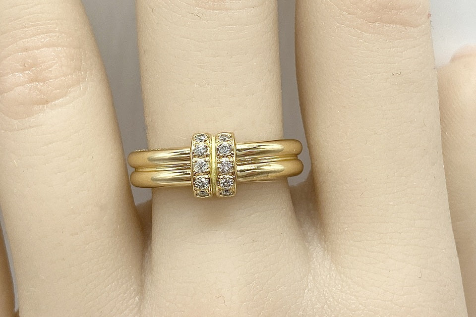 CHAUMET【ショーメ】 K18ダイヤモンドリング (NO.62225)