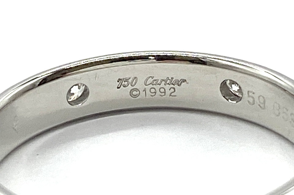 Cartier 【カルティエ】K18WGダイヤモンドリング (NO.62226)