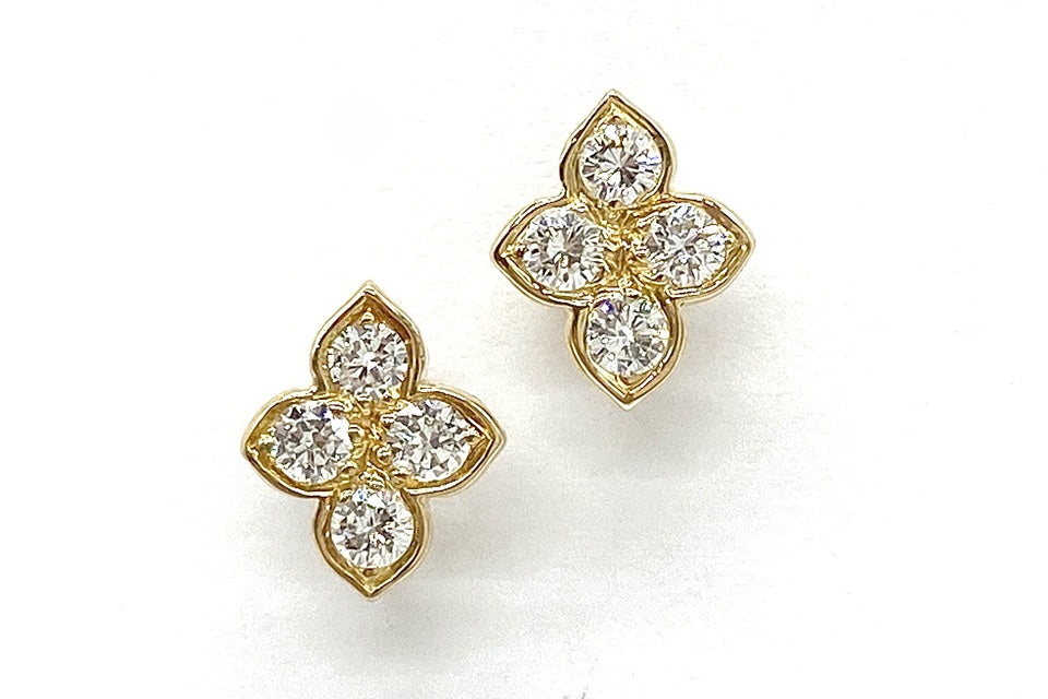 Diamond K18ダイヤモンドピアス (NO.62231)