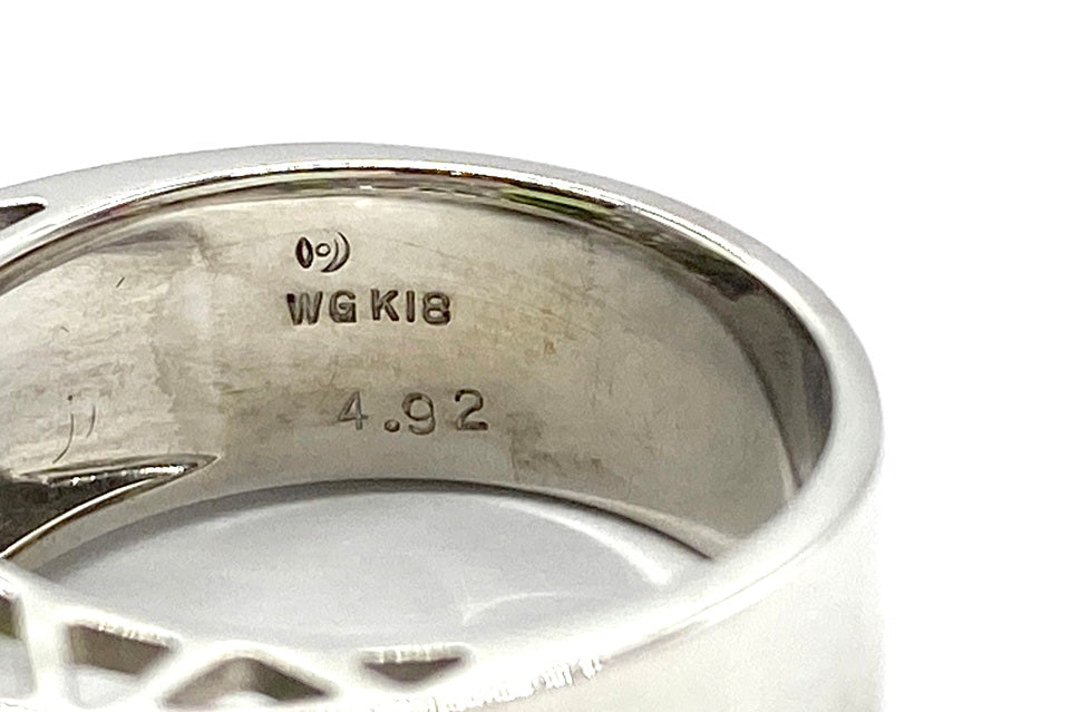 TASAKI 【タサキ】K18WGペリドット ダイヤモンドリング (NO.62237)