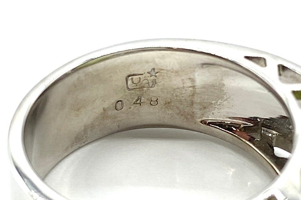 TASAKI 【タサキ】K18WGペリドット ダイヤモンドリング (NO.62237)