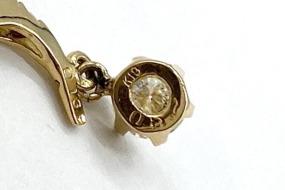 Diamond K18ダイヤモンドピアス (NO.62255)