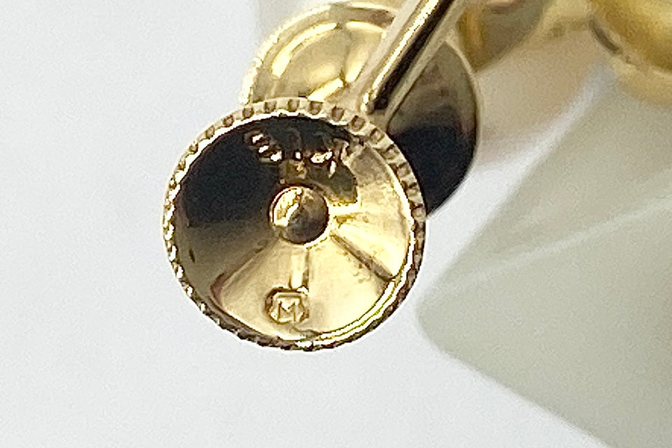 MIKIMOTO【ミキモト】 K18アコヤパール ダイヤモンドイヤリング (NO.62274)