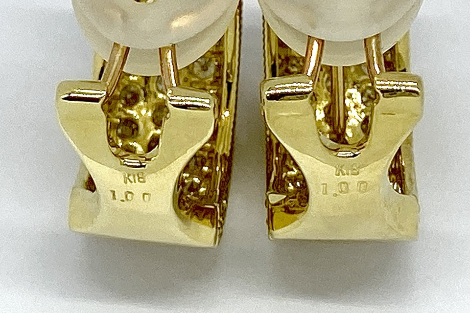 ★値下依頼特別価格★97.ダイヤモンド K18 ピアス Diamond K18ダイヤモンドピアス兼イヤリング (NO.62292) – JEX宝石
