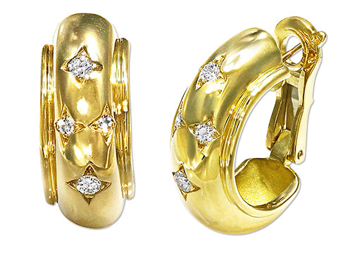 CHAUMET【ショーメ】 K18ダイヤモンドピアス (No.61327)
