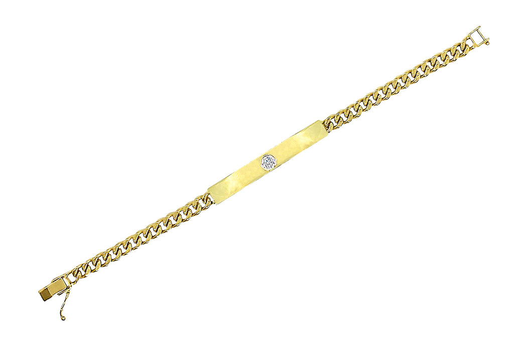 Yellow Diamond K18イエローダイヤモンドブレスレット (NO.61548)