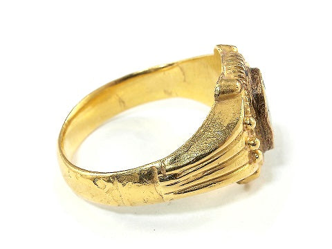 Rose cut Diamond YGローズカットダイヤモンドリング(No.117328)
