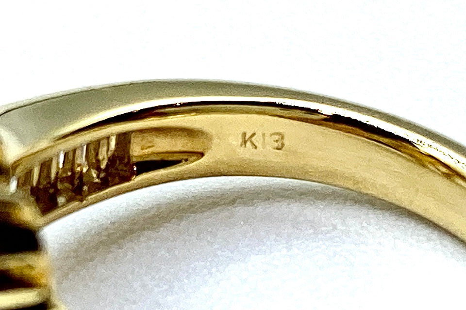 Diamond K18ダイヤモンドリング (NO.123591)