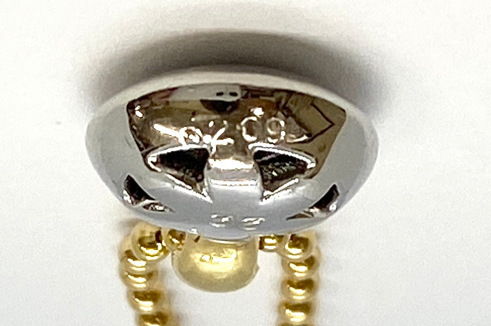 Diamond K18/WGダイヤモンドペンダント (NO.124211)