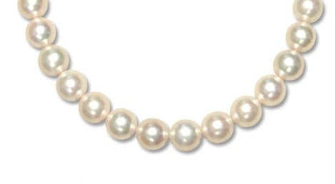 Akoya Pearl SV花珠アコヤ真珠ネックレス (No.125913)